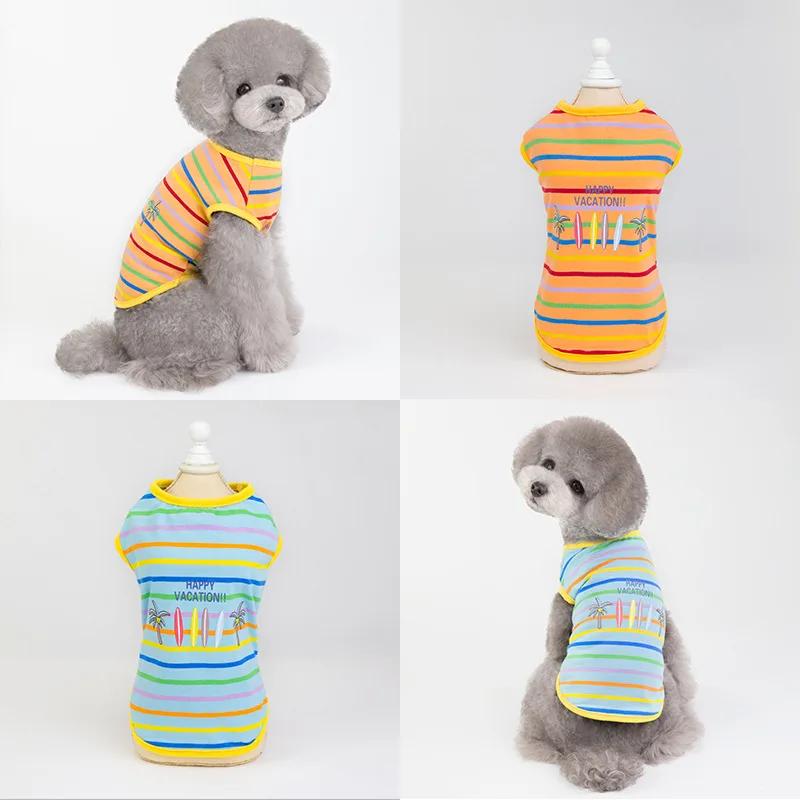 

Dog Shirt Coat Vest Small Dog Cat Dogs Clothes Design Cotton T Shirt Pet Puppy Summer Apparel Clothes