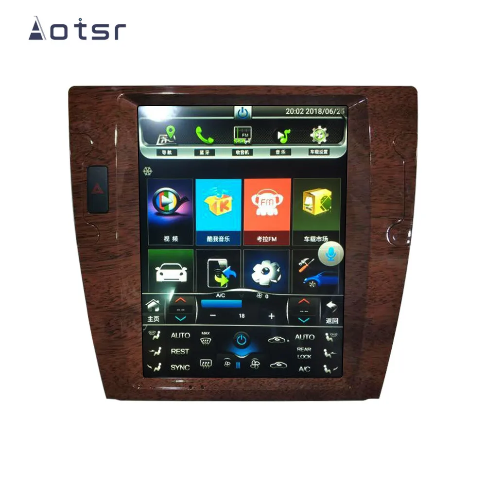 AOTSR 12,1 дюймов wifi DSP Android 8,1 Tesla стиль Автомобильный gps навигатор для Volkswagen Phaeton мультимедийный плеер Радио HD Carplay