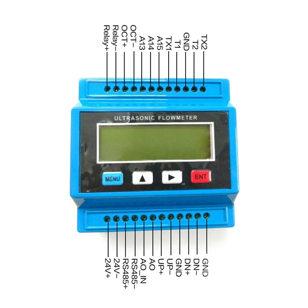 TUF-2000M DN15-100 DN50-700mm DN80-2000 DN300-6000 Digital Ultrasonic Flowmeter Flow Meter Module Sensor Indicator Counter