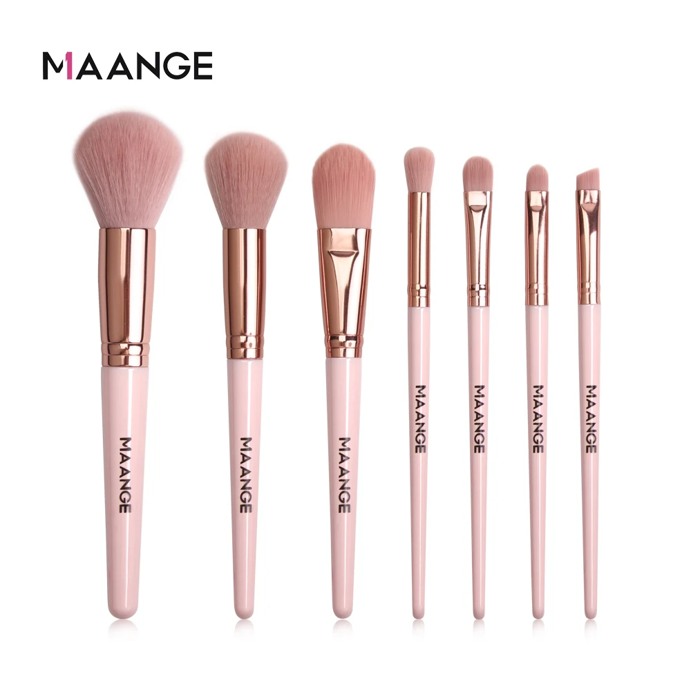 MAANGE Makeup Brushes Pro Pink Brush Set Powder EyeShadow Blending Eyeliner Eyelash Eyebrow Make up Beauty Cosmestic Brushes