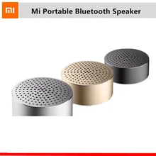 Xiaomi Mi портативный Bluetooth динамик беспроводная маленькая круглая Колонка для iphone