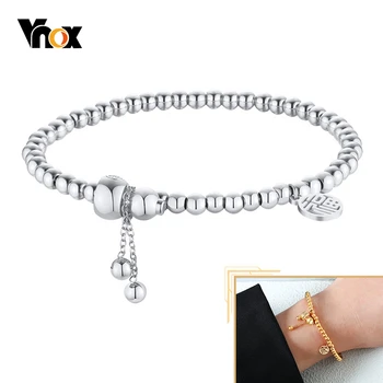

Vnox Chinese Lucky Good Fortune Charm Bracelet for Women Characeter Fu Characeter Gourd Cucurbit Beads Chrismas Mom Sister Gift