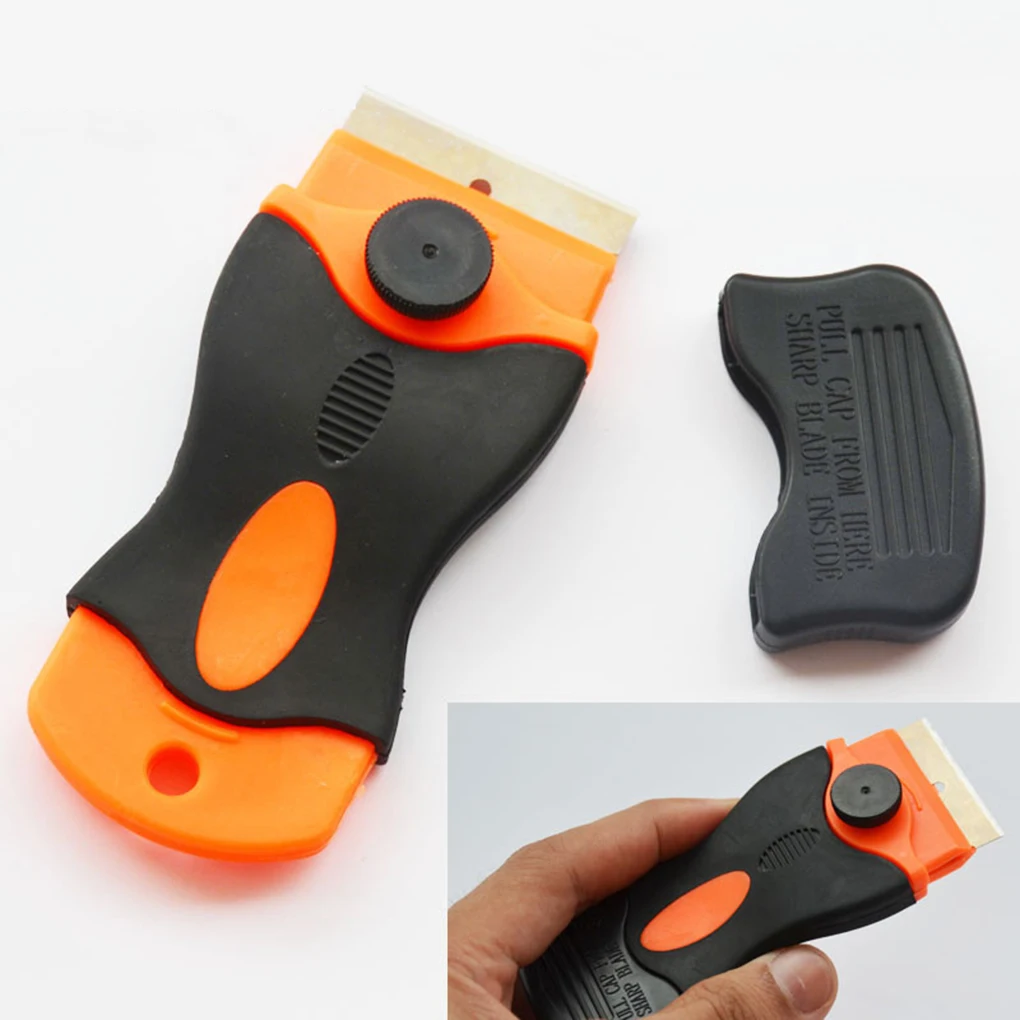 

Mini Razor Scraper Single Edge Razor Blade Glass/Ceramic/Paint Oven Glue Remover Window Tint Tools Car Sticker Squeegee