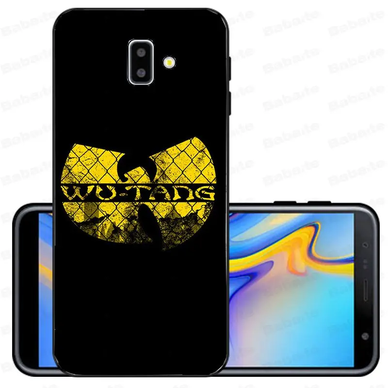 Wu-Tang Wu Tang Clan черный ТПУ Мягкий силиконовый чехол для телефона samsung Galaxy j6 plus A6 A8 A9 A10 A30 A50 Coque Shell - Цвет: A8