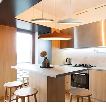 

Nordic Modern Lights Hanging Lamps Color Pendant Lights Lampshade Luminaire LED Bedroom Kitchen Island Shop Window Home Lighting