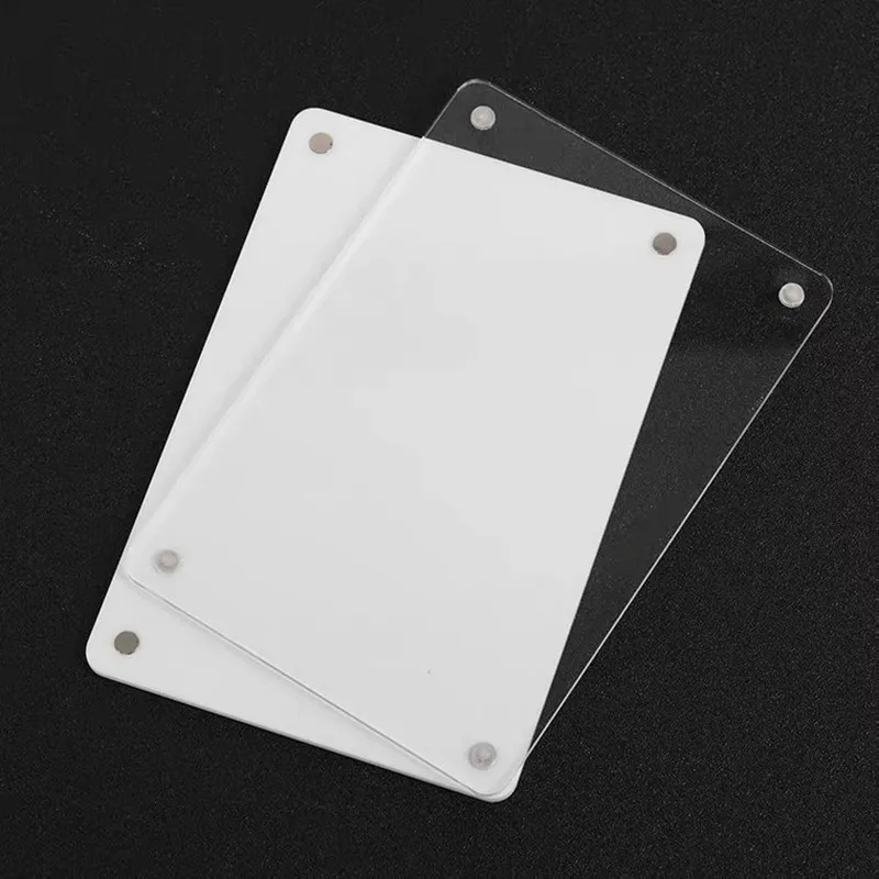10*15cm A6 Wall Mount Acrylic Sign Holder Tags Clear Plastic Poster Price Label Paper Frame With 3M Tape 100x110mm acrylic sign holder with aluminum base bottom insert clear acrylic frame menu stand