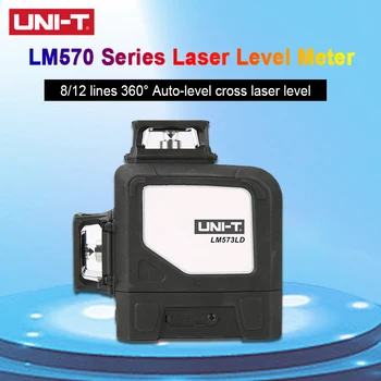 

UNI-T UNIT LM570LD 2 Lines 3D Green Laser Level Mini Vertical Cross Beam Line Self Leveling Indoor Outdoor Laser Leveler Class 2
