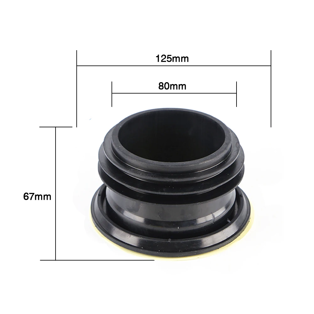 Donut Easy Installation Deodorant Sealing Ring Drain Pipe Anti Leakage Accessory Toilet Flange Rubber Replacement Odor Resistant
