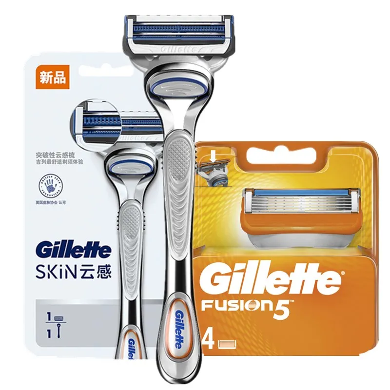 

Gillette SkinGuard Sensitive Men Razor Blade Shaving Machine Face Shaver Cassettes Fit Fusion 5 Blades Shaver Razors
