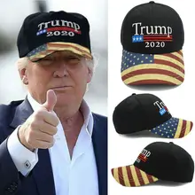 Дональд Трамп мага США флаг головной убор с вышивкой держать сделать Америку большой снова бейсболка