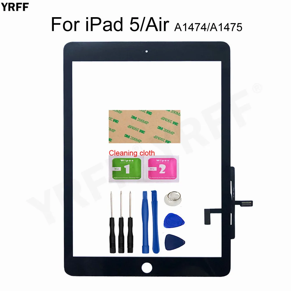 Для iPad 2/3/4/5/Air сенсорный экран A1395 A1396 A1397 A1416 A1430 A1458 A1474 A1475 сенсорный экран дигитайзер сенсор стеклянная панель