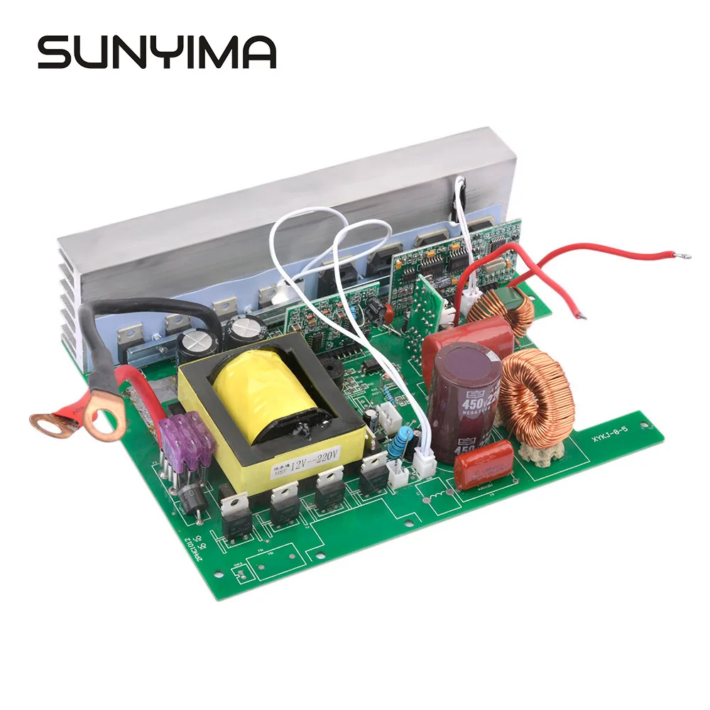 

SUNYIMA 1pc Pure Sine Wave Inverter Solar Boost Converter 12V To220V 800W Power Frequency Inverter Drives Main Board Plate Suite