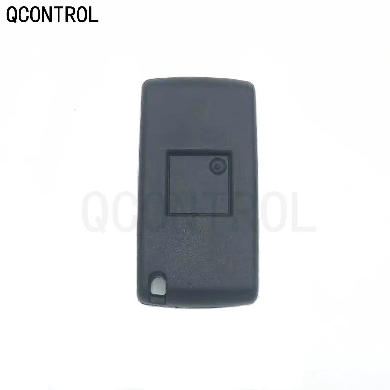 QCONTROL 2 кнопки Авто Автомобильный Брелок дистанционного управления с ключом ID46 чип для PEUGEOT 207 208 307 308 408 Partner CE0536 ASK/FSK HU83 Blade