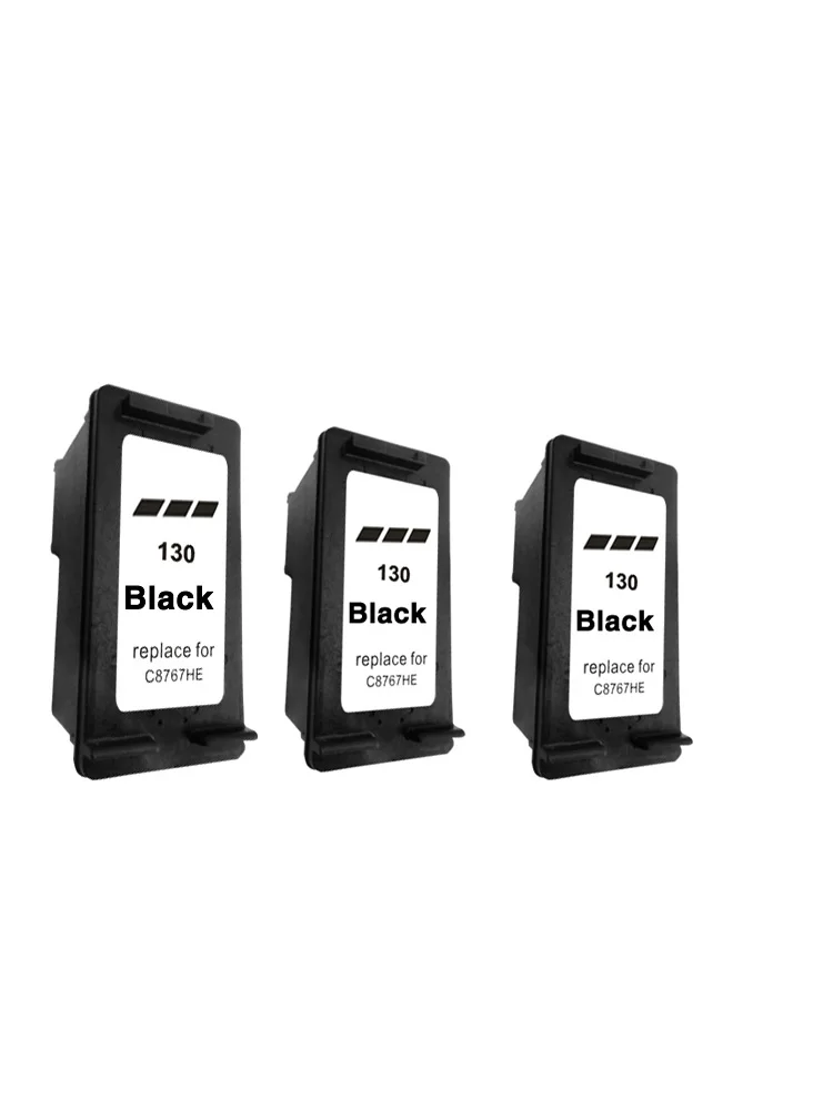 3X 130 BLACK Ink Cartridge compatible for hp130 Officejet K7100 K7103 K7108 Deskjet 6940 6940dt 6943 6980 6980dt 6980xi 6983