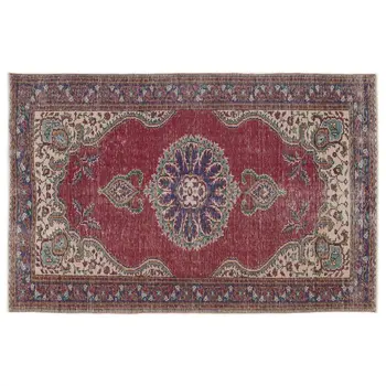 

Handmade Natural Vintage Turkish Area Rug 172x266 Cm-5'8''X8'9''