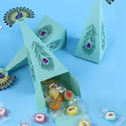 20 шт. Littlepeacock подарочные коробки красивая бумага конфетная коробка Павлин День Рождения украшения Дети сувениры коробки для свадьбы