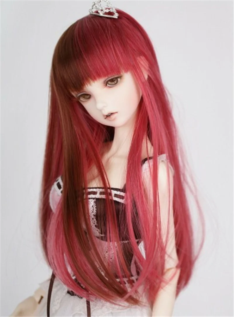 

1/3 1/4 Fashion Style size BJD SD MSD hair High Temperature Fiber BJD Wig for Dolls Accessories