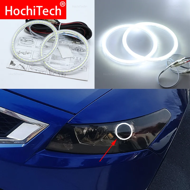 Для Honda Accord coupe 2008 2009 2010 2011 Smd комплект светодиодов «глаза ангела» отлично Ультра яркое освещение DRL Дневной Бег огни