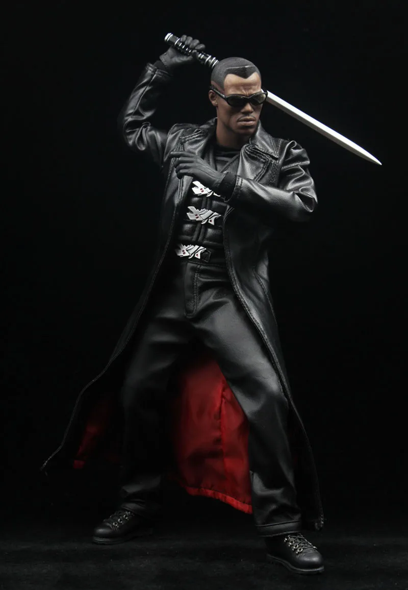 1/6 Male Head Sculpt Wesley Snipes Blade Warrior Head Carved For 12" Action Body 