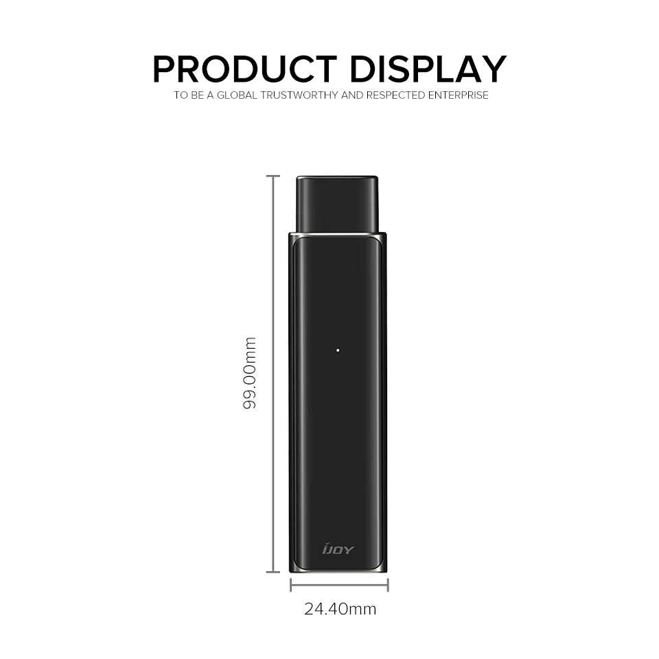 IJOY Luna Vape Pod Комплект Встроенный аккумулятор 350 мАч емкость 1,4 мл Ом электронная сигарета VS Neptune Vape Kit