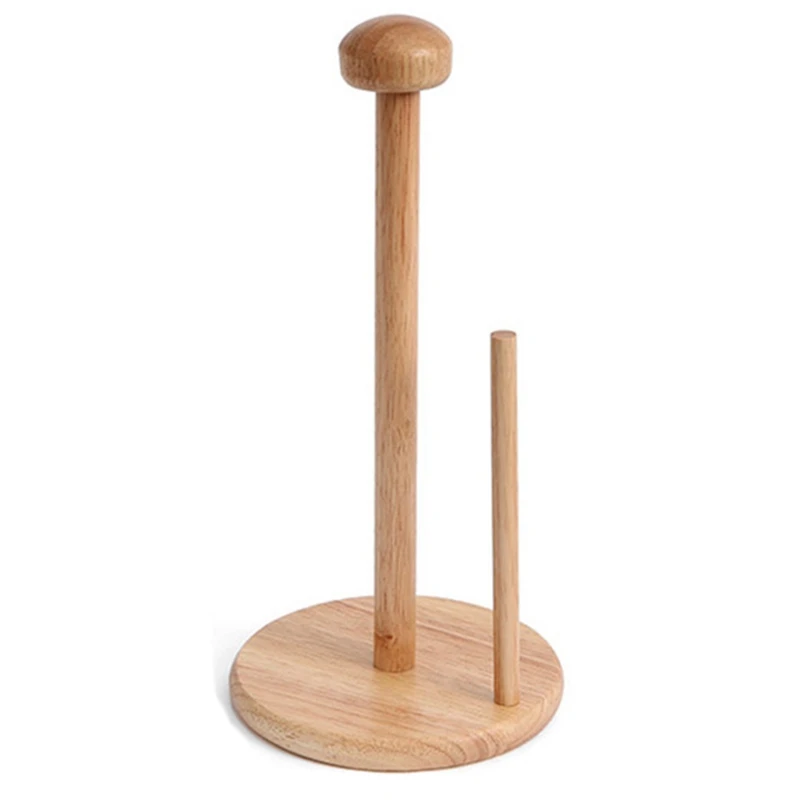 

Wood Paper Towel Holder Kitchen Tissue Holder Household Roll Paper Stand Kitchen Tool