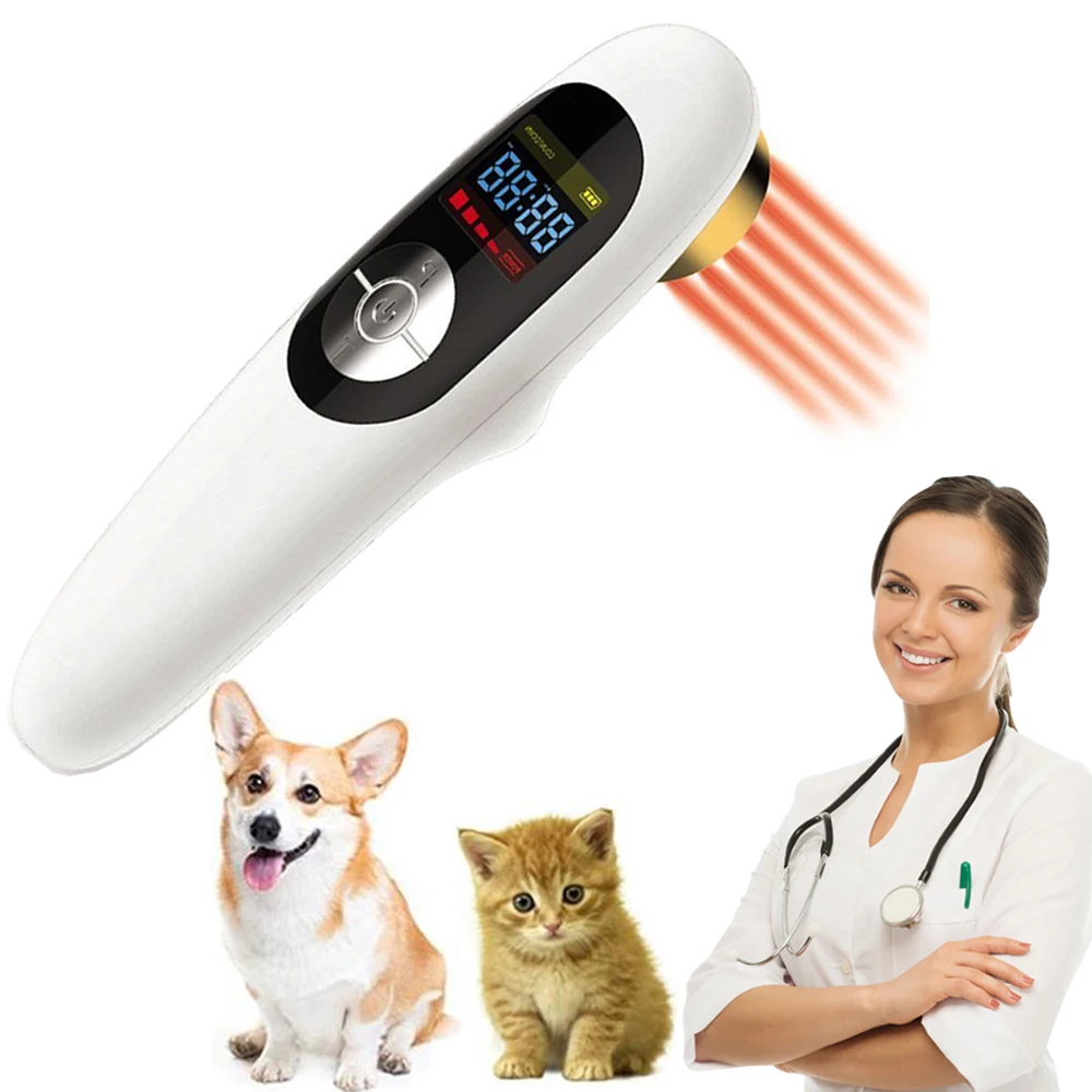 

Vet Clinic Animal Hospital Use Veterinary Use Cold Laser Therapy Device for Cats Dogs Horses Pets Pain Relieve Rechargeable