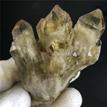 

Rare natural citrine crystal quartz Pineapple cluster specimen