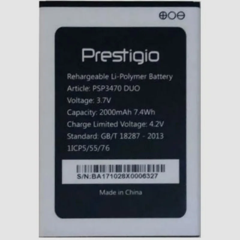 2000mAh Battery For Prestigio Muze J3/J3 LTE PSP3470 DUO phone battery | Мобильные телефоны и аксессуары