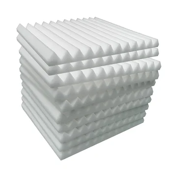 

10Pcs Studio Acoustic Soundproof Foam Sound Treatment Room Absorption Sponge 30 x 30cm for Studio, Piano room, Drum room WWO66