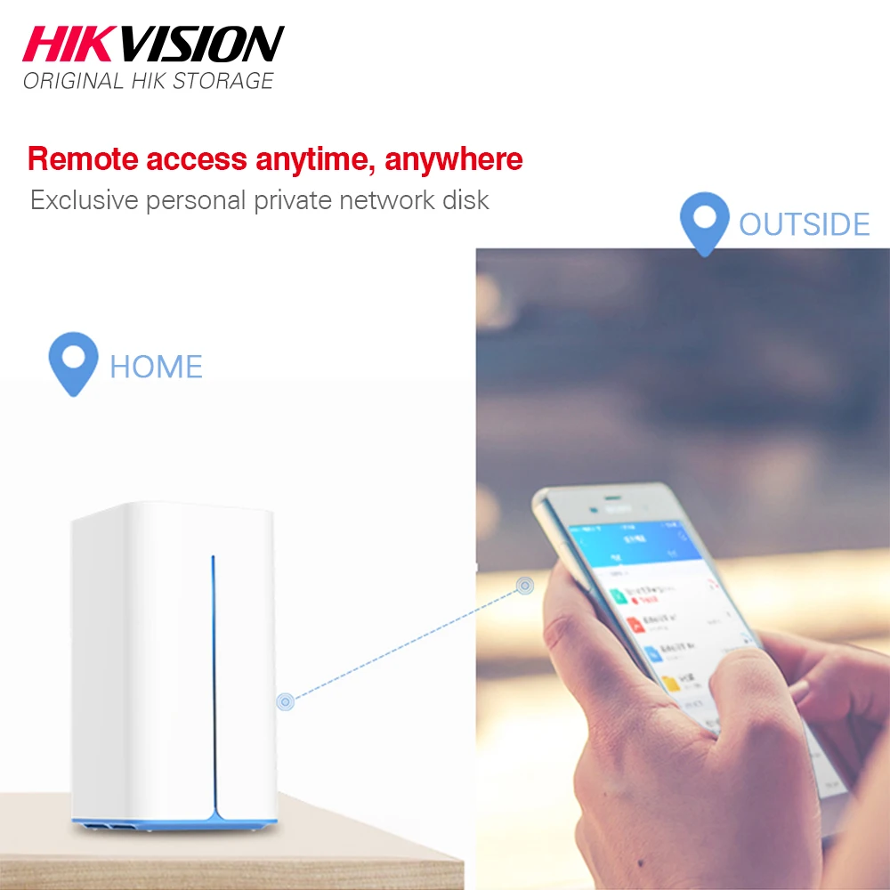 Hikvision HikStorage NAS частный облачный сервер для совместного использования с сетевым