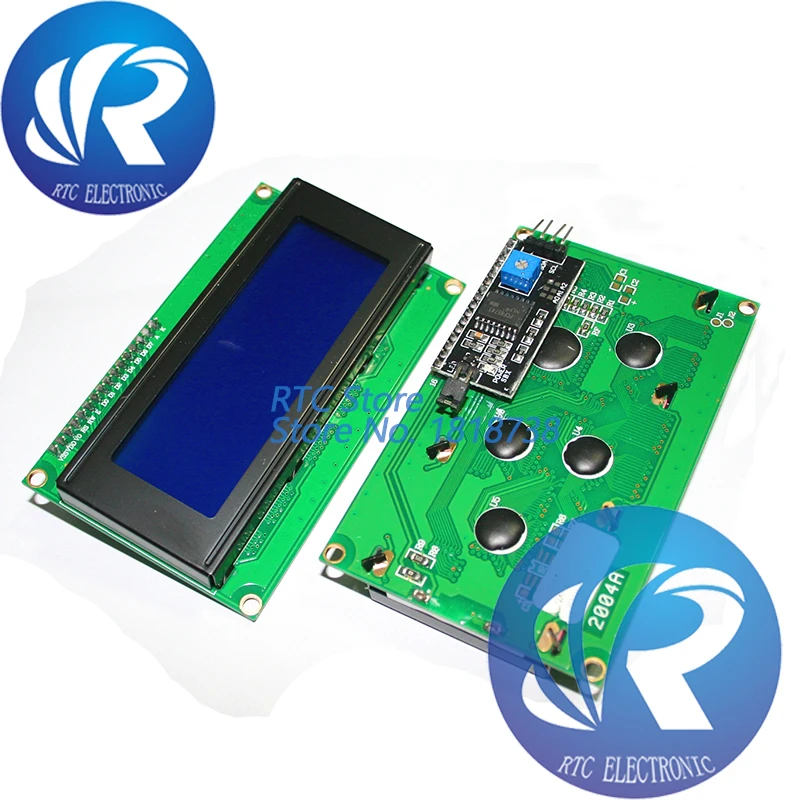 1 шт. LCD2004 + I2C 2004 20x4 2004A синий/зеленый экран HD44780 символ LCD/w IIC/I2C серийный интерфейс адаптер модуль 1 шт. LCD2004 + I2C 2004 20x4 2004A синий/зеленый экран HD44780 символ LCD/w IIC/I2C серийный интерфейс адаптер модуль