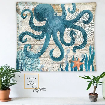 

Fashion Sea Turtle Sleeping Pad Tapestry Travel Mattress Sandy Beach Throw Rug Blanket Sofa Mat Table Cloth Whale Hippocampus