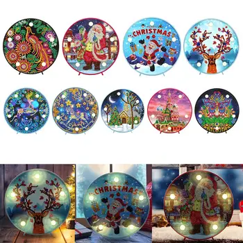 

DIY Diamond Painting LED Lamp Partial Drill Special Shape Night Lights Christmas Decoration for home Bedroom Kids Gift