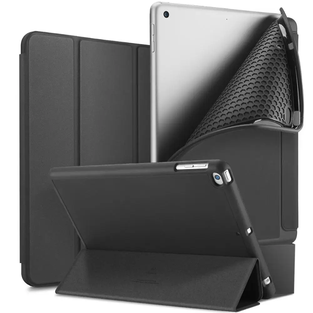 black Gligle Роскошный чехол для автоматического сна для нового iPad 10,2 чехол+ стилус+ пленка для экрана три стиля для варианта - Цвет: black