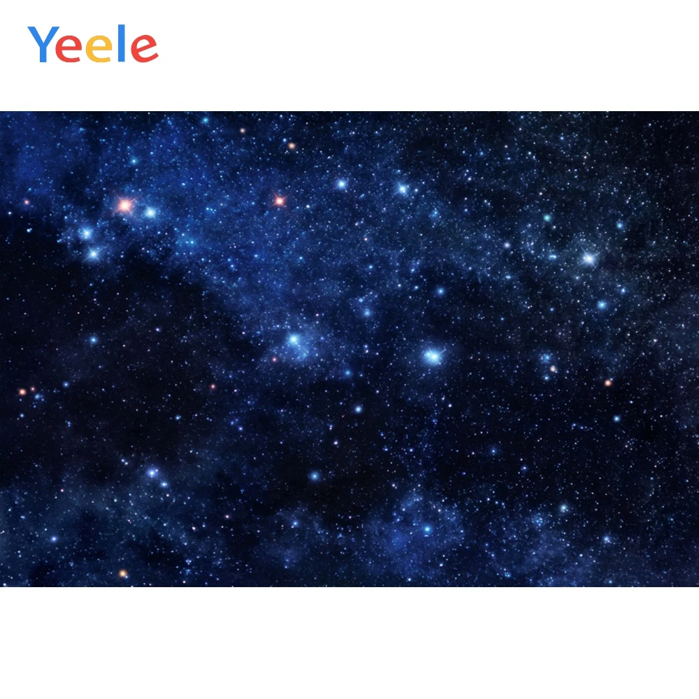 Фоны для фотосъемки Yeele с изображением ночного неба и звездных блесток детского
