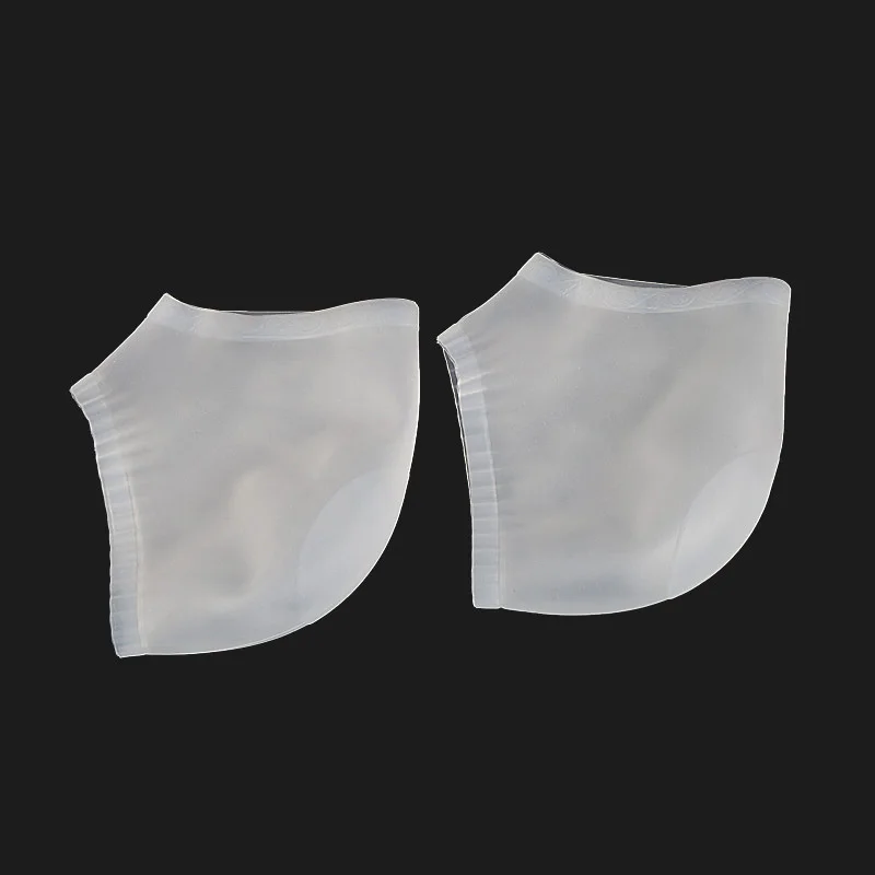 New 1 Pair Soft Silicone Gel Heel Socks Cracked Foot Moisturizing Skin Care Protector SCI88 - Color: as picture