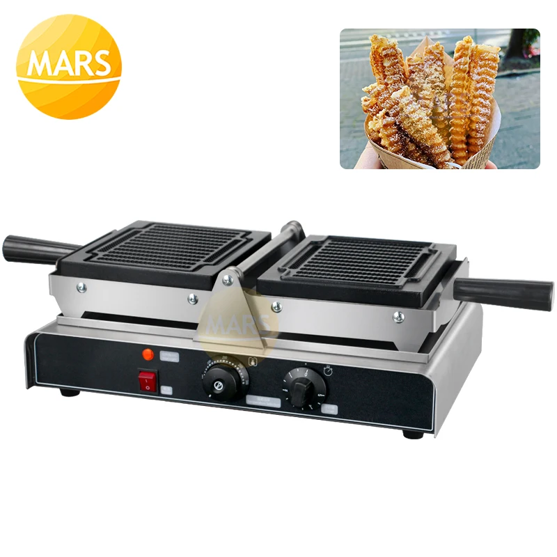 

Hot Snack French Fries Waffel Pommes Maker Non Stick Waffle Bread Machine Sandwich Iron Toaster Breakfast Baking Pan Oven