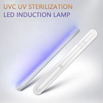 

Smart UVC UV Germicidal Lamp LED Induction lamp Portable Cabinet Wardrobe Family Sterilize bacteria proof disinfectant lamp