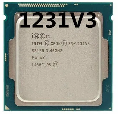 Процессор Intel Xeon E3-1231 V3 E3 1231 V3 четырехъядерный процессор LGA1150 настольный процессор 100% работает правильно настольный процессор Proces