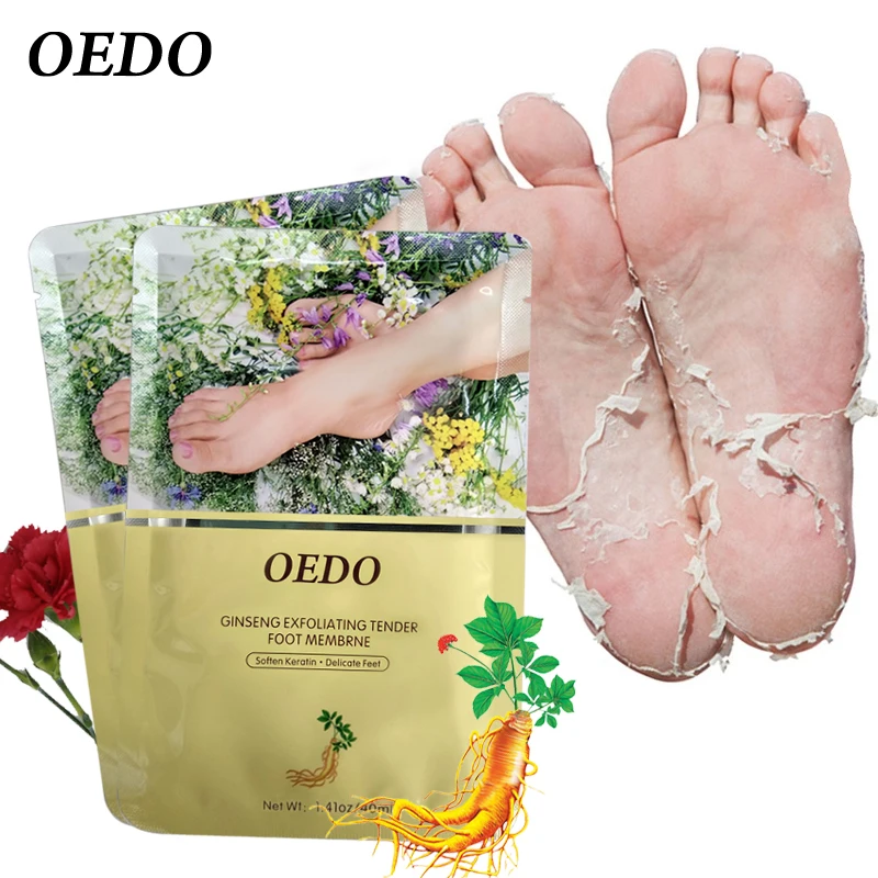 Горячая Распродажа 2 шт OEDO отшелушивающая маска для ног уход за кожей