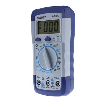 

Handheld LCD Digital Multimeter A830L AC/DC Avometer Resistance Circuit Tester Precise Measuring Tool Electronic Volt Meter
