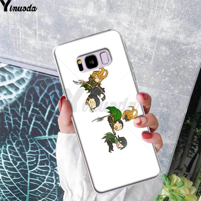 A4 Yinuoda герой Marvel Локи пользовательские фото мягкий чехол для телефона для samsung S9 S9 плюс S10 S6 S6edge S10plus S7 S7edge S8 S8plus - Цвет: A4