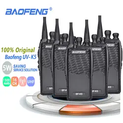 5 шт. 100% оригинал Baofeng радио Comunicador BF-K5 двухстороннее радио Walkie Talkie дети Wakie Tokie Baofeng Bf 888s Радио рация