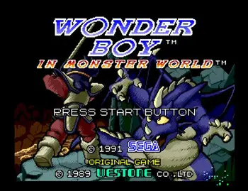 

Wonder Boy Top quality 16 bit Sega MD game Cartridge for Megadrive Genesis systems