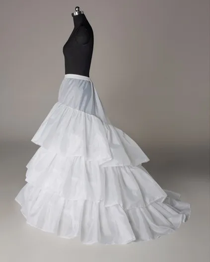 SERMENT 3-layer Steel Ring Lotus Leaf Large Puff Wedding Dress Skirt Bride Slip Skirt Wedding Accessories