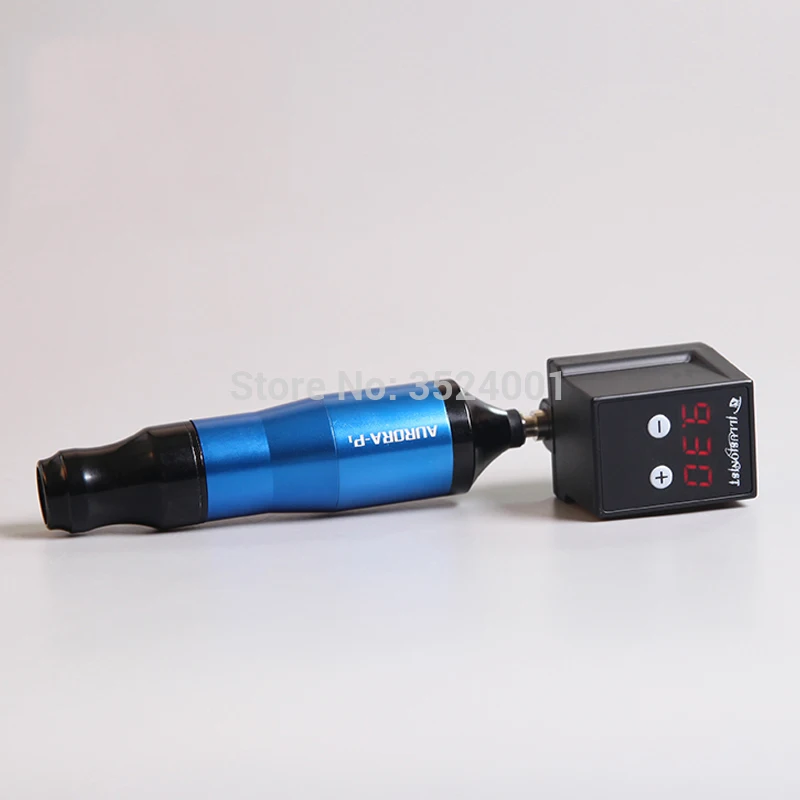 Cena 2019 nowy profesjonalny Mini bezprzewodowy zasilacz do tatuażu automatyczne dopasowanie silnika zasilanie maszyny RCA interfejs DC energooszczędne