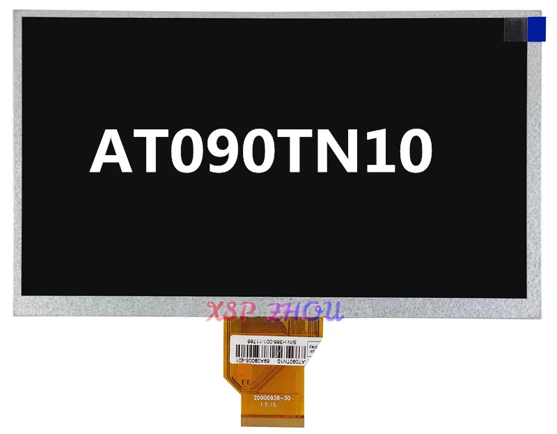 9" LCD monitor for tablet GPS MP4 MP5 AT090TN10 20000938-00 thickness 3.5 mm 5mm free shipping