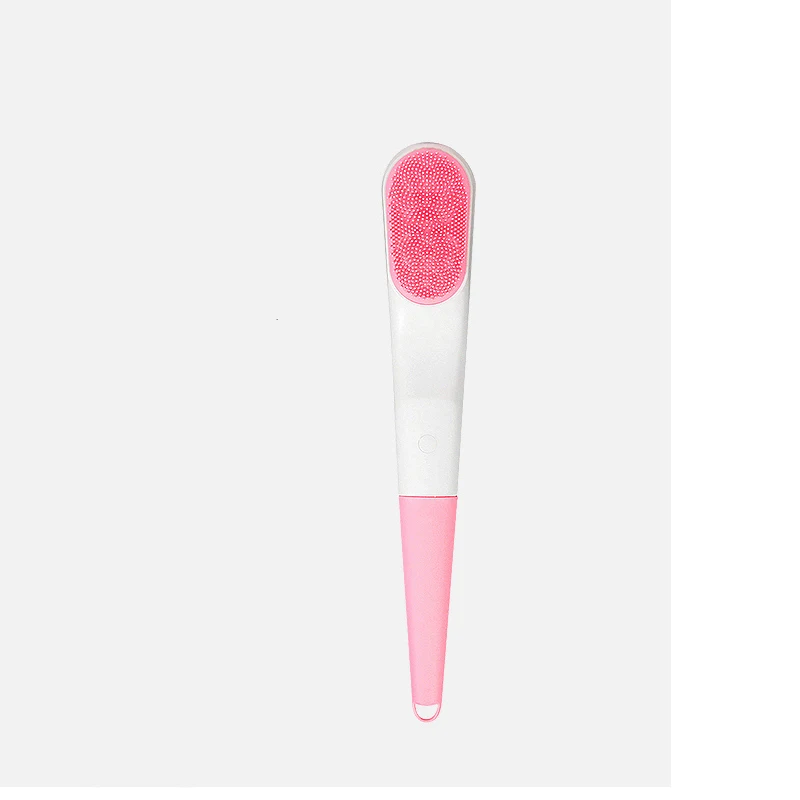 

Electric Bathing Artifact Bath Brush Sound Wave Vibration Long Handle Silica Gel Waterproof Back Massage Automatic Back Rubber