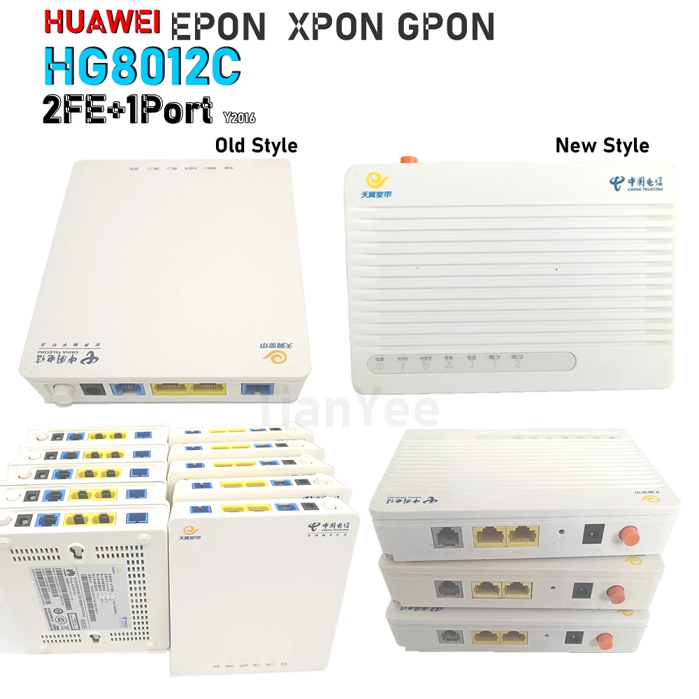 20pcs Huawei Hg8120c Epon Xpon Gpon 2fe Refurbished Modem Ftth New Style Terminal Fiber Optic