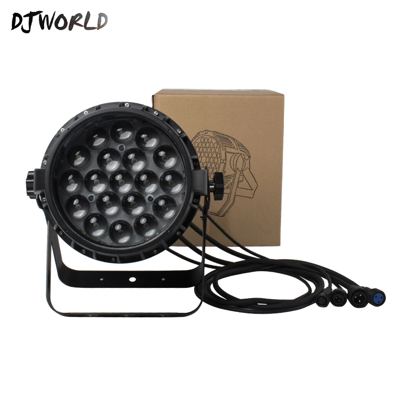 Djworld IP67 Открытый водонепроницаемый 19X12 Вт RGBW с переменной фокусировкой Par свет лучший для бассейна фонтаны пруд вода Сад Аквариум тихий